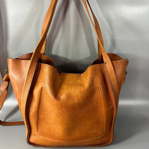 Madewell Sydney All-Leather Tote in Cognac - Picture 5 of 12